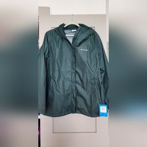 Columbia Arcadia XXL Rain Jacket NTW Green